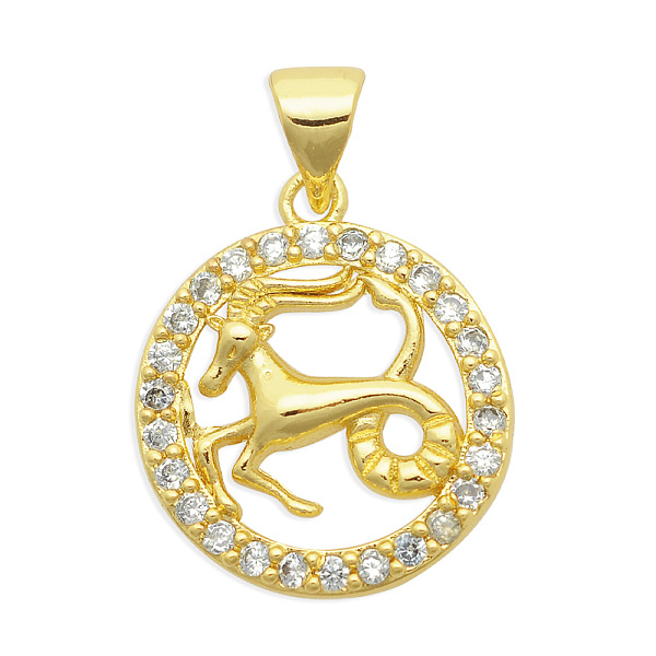 PandaHall Brass Micro Pave Clear Cubic Zirconia Pendants, Cadmium Free & Nickel Free & Lead Free, Light Gold, Flat Round with 12...
PandaHall Brass Micro Pave Clear Cubic Zirconia Pendants, Cadmium Free & Nickel Free & Lead Free, Light Gold, Flat Round with 12...