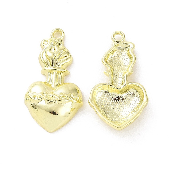 PandaHall Rack Plating Alloy Pendants, Cadmium Free & Lead Free, Heart, Light Gold, 36x19x6mm, Hole: 2mm Alloy Heart
PandaHall Rack Plating Alloy Pendants, Cadmium Free & Lead Free, Heart, Light Gold, 36x19x6mm, Hole: 2mm Alloy Heart