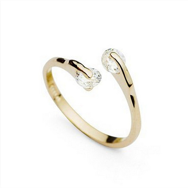 PandaHall Real 18K Gold Plated Brass Cubic Zirconia Cuff Rings, Open Rings, Clear, US Size 6(16.5mm) Brass+Cubic Zirconia Clear
PandaHall Real 18K Gold Plated Brass Cubic Zirconia Cuff Rings, Open Rings, Clear, US Size 6(16.5mm) Brass+Cubic Zirconia Clear