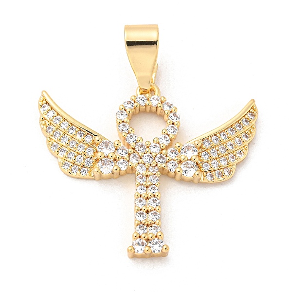PandaHall Brass Micro Pave Cubic Zirconia Pendants, Long-Lasting Plated, Angel, Golden, 27.5x33x3.5mm, Hole: 9.5x4.5mm Brass+Cubic Zirconia..., Clear
PandaHall Brass Micro Pave Cubic Zirconia Pendants, Long-Lasting Plated, Angel, Golden, 27.5x33x3.5mm, Hole: 9.5x4.5mm Brass+Cubic Zirconia..., Clear