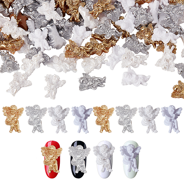 PandaHall OLYCRAFT 140pcs 4 Colors Baroque Angel Nail Charms 3D Stereoscopic Embossed Charms Retro Angel Resin Cabochons Baroque Nail Art..., Multicolor
PandaHall OLYCRAFT 140pcs 4 Colors Baroque Angel Nail Charms 3D Stereoscopic Embossed Charms Retro Angel Resin Cabochons Baroque Nail Art..., Multicolor