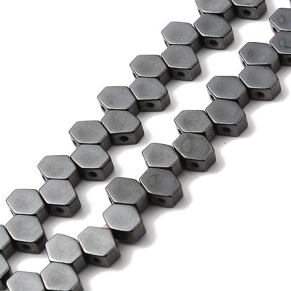 PandaHall Electroplated Synthetic Non-magnetic Hematite Beads Strands, Hexagon, 6.5x5x3mm, Hole: 1mm, about 98pcs/strand, 16.14''(41cm)...
PandaHall Electroplated Synthetic Non-magnetic Hematite Beads Strands, Hexagon, 6.5x5x3mm, Hole: 1mm, about 98pcs/strand, 16.14''(41cm)...