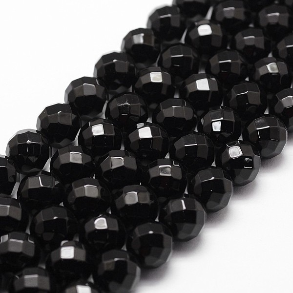PandaHall Natural Black Onyx Beads Strands, Grade A, Faceted, Round, 10mm, Hole: 1mm, about 37pcs/strand, 14.9 inch~15.1 inch Black Onyx...
PandaHall Natural Black Onyx Beads Strands, Grade A, Faceted, Round, 10mm, Hole: 1mm, about 37pcs/strand, 14.9 inch~15.1 inch Black Onyx...