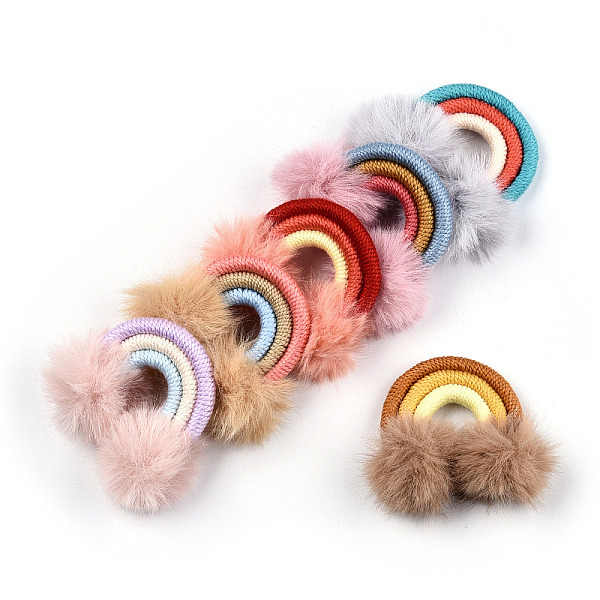 PandaHall Polycotton(Polyester Cotton) Woven Rainbow Wall Hanging, Macrame Woven Rainbow with Pompom, Mixed Color, 49~54x51~55x13~15mm..., Multicolor
PandaHall Polycotton(Polyester Cotton) Woven Rainbow Wall Hanging, Macrame Woven Rainbow with Pompom, Mixed Color, 49~54x51~55x13~15mm..., Multicolor