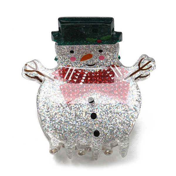 PandaHall Christmas Theme Glitter Acrylic Claw Hair Clips, with Iron Findings, Hair Accessorise for Girls, Snowman, 44.5x49.5x46.5mm Acrylic..., White
PandaHall Christmas Theme Glitter Acrylic Claw Hair Clips, with Iron Findings, Hair Accessorise for Girls, Snowman, 44.5x49.5x46.5mm Acrylic..., White