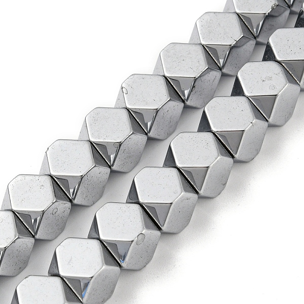 PandaHall Electroplated Synthetic Non-magnetic Hematite Beads Strands, Hexagon, Platinum Plated, 7.6~8x7.5~8x7.5~8mm, Hole: 0.9mm, about...
PandaHall Electroplated Synthetic Non-magnetic Hematite Beads Strands, Hexagon, Platinum Plated, 7.6~8x7.5~8x7.5~8mm, Hole: 0.9mm, about...