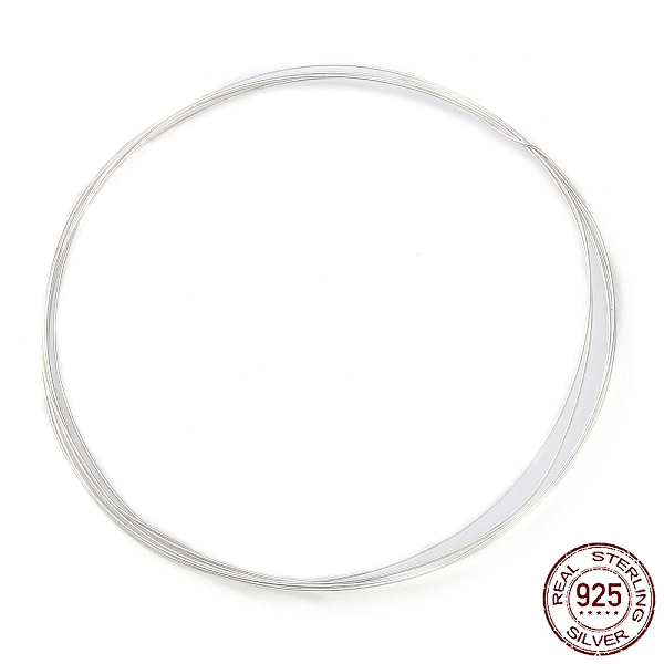 PandaHall 925 Sterling Silver Full Hard Wires, Round, Silver, 22 Gauge, 0.6mm Sterling Silver Round
PandaHall 925 Sterling Silver Full Hard Wires, Round, Silver, 22 Gauge, 0.6mm Sterling Silver Round
