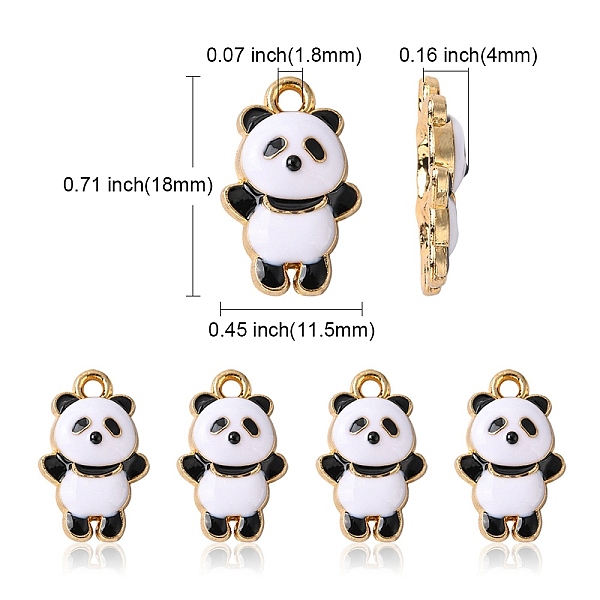 PandaHall Alloy Enamel Pendants, Panda, White, 18x11.5x4mm, Hole: 1.8mm Alloy+Enamel Panda White
PandaHall Alloy Enamel Pendants, Panda, White, 18x11.5x4mm, Hole: 1.8mm Alloy+Enamel Panda White