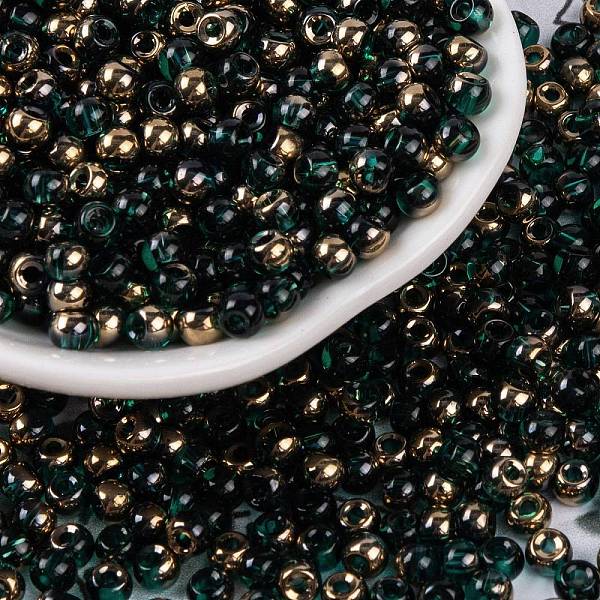PandaHall Glass Seed Beads, Inside Colours, Half Gilded Plated, Round, Teal, 4x3mm, Hole: 1.2mm, 6428pcs/pound Glass Cyan
PandaHall Glass Seed Beads, Inside Colours, Half Gilded Plated, Round, Teal, 4x3mm, Hole: 1.2mm, 6428pcs/pound Glass Cyan