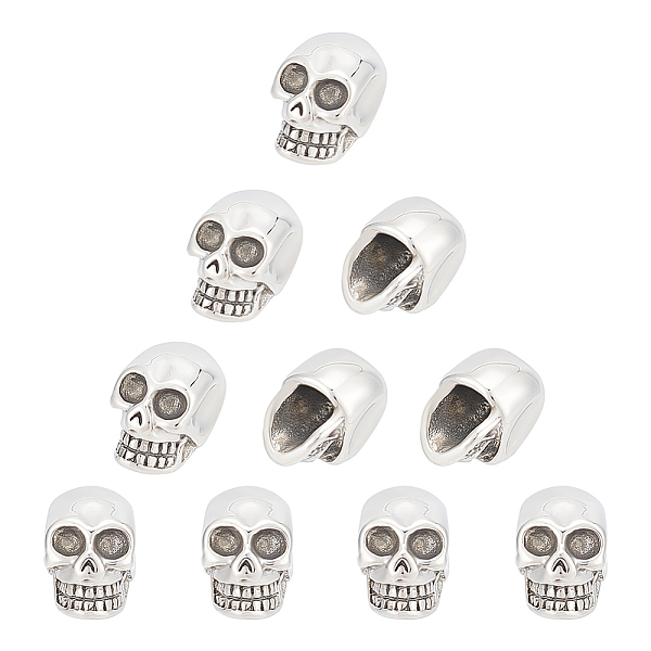 PandaHall UNICRAFTALE 10Pcs Skull Beads 304 Stainless Steel Spacer Beads Antique Silver Skull Head Loose Beads 4mm Large Hole Skull European...
PandaHall UNICRAFTALE 10Pcs Skull Beads 304 Stainless Steel Spacer Beads Antique Silver Skull Head Loose Beads 4mm Large Hole Skull European...