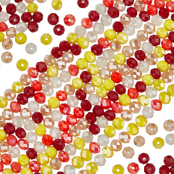 PandaHall Beebeecraft 10 Strands Glass Beads Strands, Faceted, Rondelle, Yellow, 3.5~4.5x3~4mm, Hole: 0.5mm, about 92~125pcs/strand...
PandaHall Beebeecraft 10 Strands Glass Beads Strands, Faceted, Rondelle, Yellow, 3.5~4.5x3~4mm, Hole: 0.5mm, about 92~125pcs/strand...