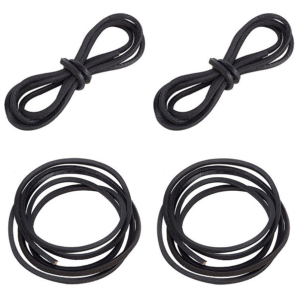 PandaHall Cowhide Cord Shoelaces, for Shoe Accessories, Flat, Black, 1400x3.5x3.5mm Cowhide Flat Black
PandaHall Cowhide Cord Shoelaces, for Shoe Accessories, Flat, Black, 1400x3.5x3.5mm Cowhide Flat Black