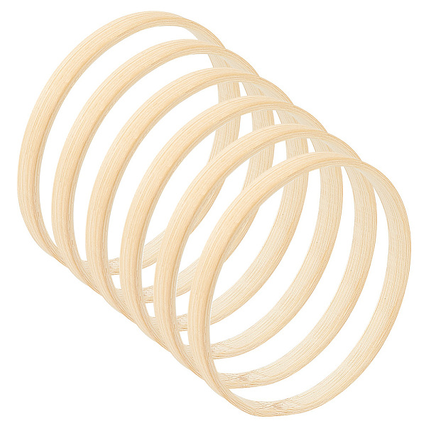 PandaHall Bamboo Linking Rings, for Embroidery Inner Hoop, Wind Chime Making, Beige, 10x1cm, Inner Diameter: 9.4cm Bamboo Ring Yellow
PandaHall Bamboo Linking Rings, for Embroidery Inner Hoop, Wind Chime Making, Beige, 10x1cm, Inner Diameter: 9.4cm Bamboo Ring Yellow