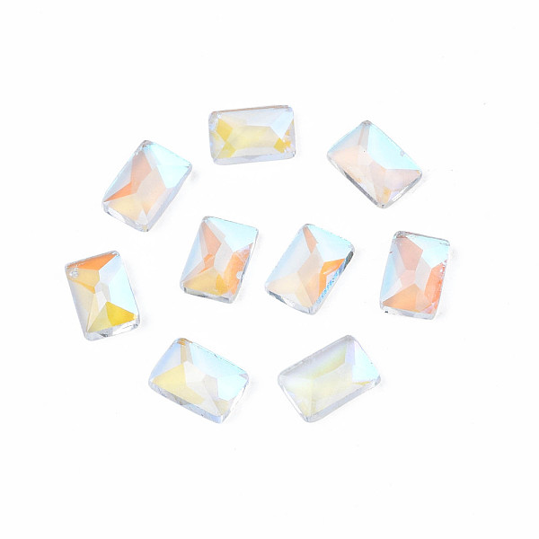 PandaHall Glass Rhinestone Cabochons, Nail Art Decoration Accessories, Faceted, Rectangle, Clear AB, 6x4x1.5mm Glass Rectangle White
PandaHall Glass Rhinestone Cabochons, Nail Art Decoration Accessories, Faceted, Rectangle, Clear AB, 6x4x1.5mm Glass Rectangle White