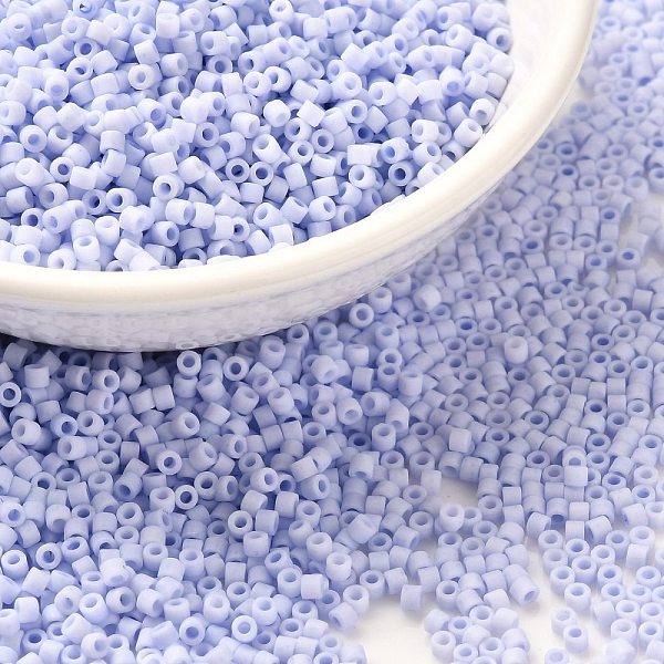 PandaHall Cylinder Seed Beads, Frosted Colors, Uniform Size, Lilac, 2x1.3~1.5mm, Hole: 0.8~1mm, about 888pcs/10g Glass Purple
PandaHall Cylinder Seed Beads, Frosted Colors, Uniform Size, Lilac, 2x1.3~1.5mm, Hole: 0.8~1mm, about 888pcs/10g Glass Purple