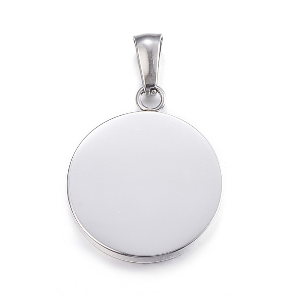 PandaHall 304 Stainless Steel Pendants, Manual Polishing, Flat Round, Stamping Blank Tag, Stainless Steel Color, 23.5x20x2mm, Hole: 3.5x7mm...
PandaHall 304 Stainless Steel Pendants, Manual Polishing, Flat Round, Stamping Blank Tag, Stainless Steel Color, 23.5x20x2mm, Hole: 3.5x7mm...