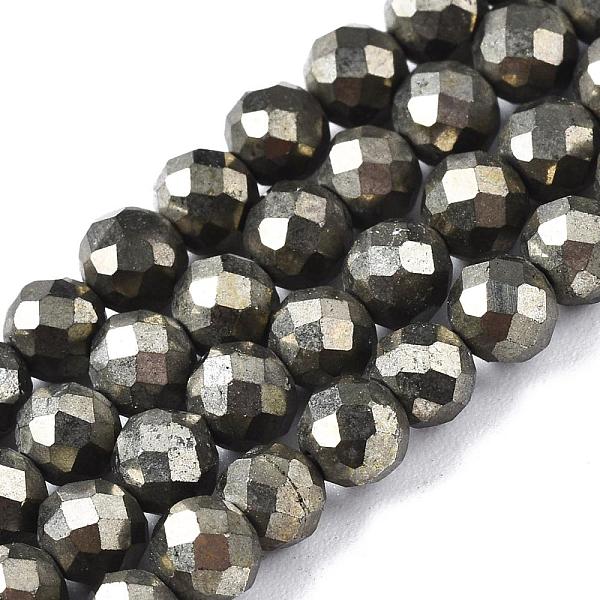 PandaHall Natural Chalcopyrite Bead Strands, Faceted, Round, 4mm, Hole: 1mm, about 105pcs/strand, 15.7 inch Chalcopyrite Round
PandaHall Natural Chalcopyrite Bead Strands, Faceted, Round, 4mm, Hole: 1mm, about 105pcs/strand, 15.7 inch Chalcopyrite Round