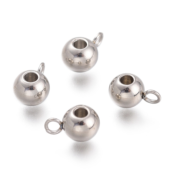PandaHall 304 Stainless Steel Tube Bails, Loop Bails, Bail Beads, Round, Stainless Steel Color, 8.5x5x2mm, Hole: 1.8mm 304 Stainless Steel...
PandaHall 304 Stainless Steel Tube Bails, Loop Bails, Bail Beads, Round, Stainless Steel Color, 8.5x5x2mm, Hole: 1.8mm 304 Stainless Steel...