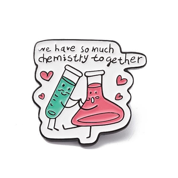 PandaHall Word We Have So Much Chemistry Together Enamel Pin, Gunmetal Aolly Chemical Theme Brooch for Backpack Clothes, Colorful...
PandaHall Word We Have So Much Chemistry Together Enamel Pin, Gunmetal Aolly Chemical Theme Brooch for Backpack Clothes, Colorful...