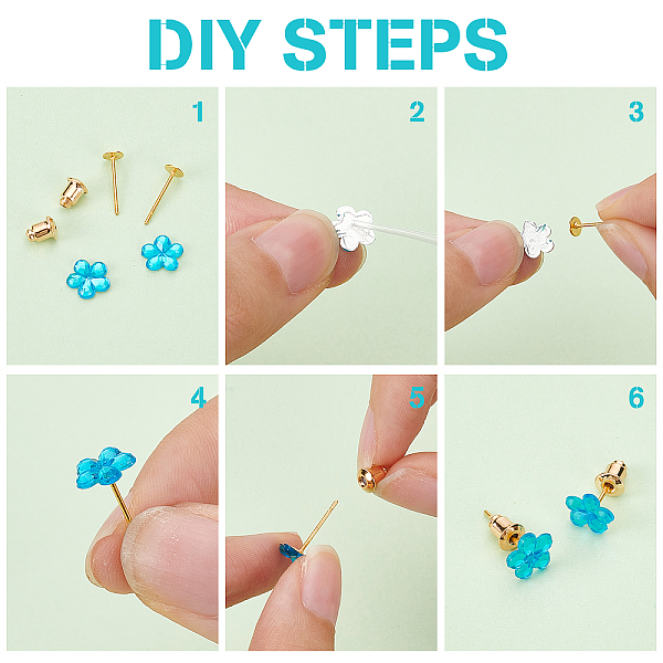 PandaHall BENECREAT 100PCS 18K Gold Plated Flat Earring Studs with Ear Nuts for DIY Earring Jewelry Making Brass Flat Round
PandaHall BENECREAT 100PCS 18K Gold Plated Flat Earring Studs with Ear Nuts for DIY Earring Jewelry Making Brass Flat Round