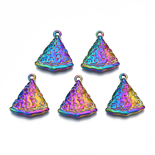PandaHall Rack Plating Rainbow Color Alloy Pendants, Cadmium Free & Nickel Free & Lead Free, Triangle, 25x22x3mm, Hole: 1.2~1.6mm Alloy...
PandaHall Rack Plating Rainbow Color Alloy Pendants, Cadmium Free & Nickel Free & Lead Free, Triangle, 25x22x3mm, Hole: 1.2~1.6mm Alloy...