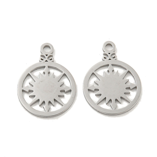 PandaHall 304 Stainless Steel Pendants, Laser Cut, Flat Round with Star Charm, Stainless Steel Color, 16.5x12x1mm, Hole: 1.5mm 304 Stainless...
PandaHall 304 Stainless Steel Pendants, Laser Cut, Flat Round with Star Charm, Stainless Steel Color, 16.5x12x1mm, Hole: 1.5mm 304 Stainless...