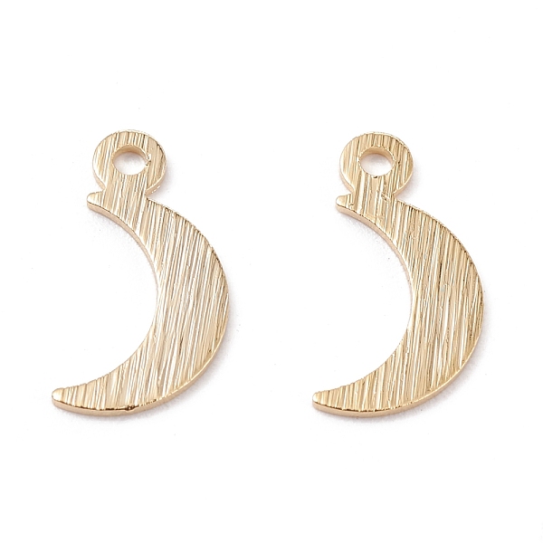 PandaHall Brass Charms, Long-Lasting Plated, Moon, Real 24K Gold Plated, 11.5x5.5x0.4mm, Hole: 1mm Brass Moon
PandaHall Brass Charms, Long-Lasting Plated, Moon, Real 24K Gold Plated, 11.5x5.5x0.4mm, Hole: 1mm Brass Moon