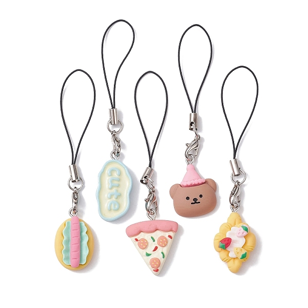 PandaHall Bear/Cat/Food/Cloud Resin Mobile Straps, Nylon Cord Mobile Accessories Decoration, Mixed Color, 8.6~9cm Resin Mixed Shapes..., Multicolor
PandaHall Bear/Cat/Food/Cloud Resin Mobile Straps, Nylon Cord Mobile Accessories Decoration, Mixed Color, 8.6~9cm Resin Mixed Shapes..., Multicolor
