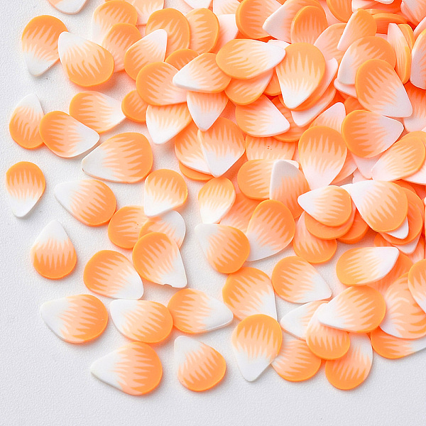 PandaHall Handmade Polymer Clay Nail Art Decoration Accessories, Petal, Orange, 5~7.5x4~6x0.3~1mm, about 96200pcs/962g Polymer Clay Flower...
PandaHall Handmade Polymer Clay Nail Art Decoration Accessories, Petal, Orange, 5~7.5x4~6x0.3~1mm, about 96200pcs/962g Polymer Clay Flower...