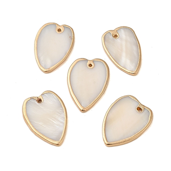 PandaHall Natural Freshwater Shell Pendants, Heart Charms with Golden Tone Brass Edge, WhiteSmoke, 28x20x2mm, Hole: 1mm Freshwater Shell..., White
PandaHall Natural Freshwater Shell Pendants, Heart Charms with Golden Tone Brass Edge, WhiteSmoke, 28x20x2mm, Hole: 1mm Freshwater Shell..., White