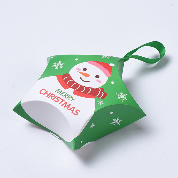 PandaHall Star Shape Christmas Gift Boxes, with Ribbon, Gift Wrapping Bags, for Presents Candies Cookies, Green, 12x12x4.05cm Paper Star...
PandaHall Star Shape Christmas Gift Boxes, with Ribbon, Gift Wrapping Bags, for Presents Candies Cookies, Green, 12x12x4.05cm Paper Star...