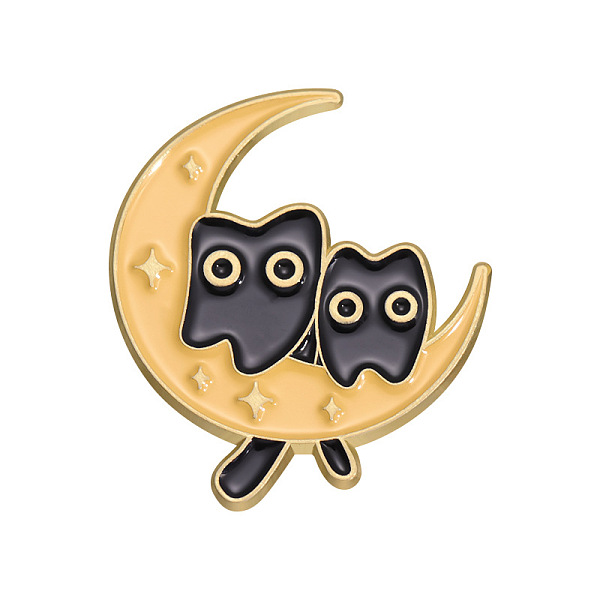 PandaHall Alloy Enamel Pins, Black Cat Versatile Accessory Brooch, Moon, 30x26mm Alloy+Enamel Moon
PandaHall Alloy Enamel Pins, Black Cat Versatile Accessory Brooch, Moon, 30x26mm Alloy+Enamel Moon