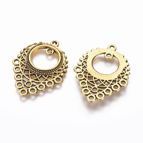 PandaHall Tibetan Style Alloy Chandelier Component Links, Loops, teardrop, Antique Golden, 34x25.5x2.2mm, Hole: 1.2mm Alloy Teardrop
PandaHall Tibetan Style Alloy Chandelier Component Links, Loops, teardrop, Antique Golden, 34x25.5x2.2mm, Hole: 1.2mm Alloy Teardrop