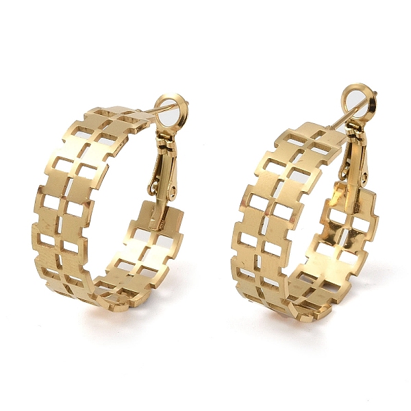 PandaHall 304 Stainless Steel Hoop Earrings, Jewely for Women, Golden, 26x8mm 304 Stainless Steel
PandaHall 304 Stainless Steel Hoop Earrings, Jewely for Women, Golden, 26x8mm 304 Stainless Steel