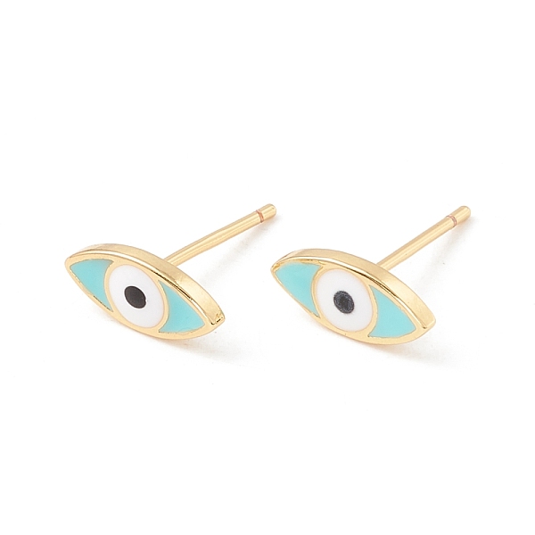 PandaHall Enamel Horse Eye Stud Earrings, Brass Jewelry for Women, Cadmium Free & Lead Free, Long-Lasting Plated, Real 18K Gold Plated..., Cyan
PandaHall Enamel Horse Eye Stud Earrings, Brass Jewelry for Women, Cadmium Free & Lead Free, Long-Lasting Plated, Real 18K Gold Plated..., Cyan