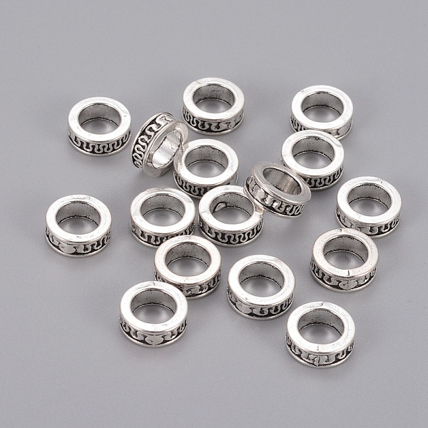 PandaHall Tibetan Style Spacer Beads, No Hole, Lead Free & Cadmium Free, Rondelle, Antique Silver Color, Size: about 11mm in diameter, 4mm...
PandaHall Tibetan Style Spacer Beads, No Hole, Lead Free & Cadmium Free, Rondelle, Antique Silver Color, Size: about 11mm in diameter, 4mm...