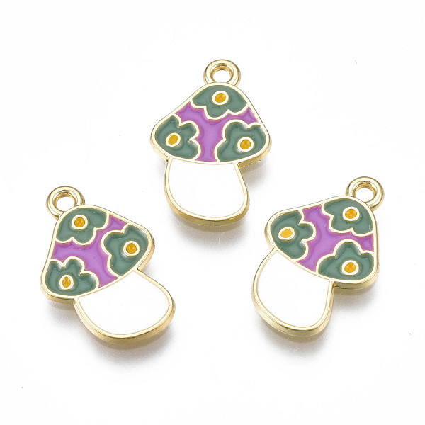 PandaHall Autumn Theme Rack Plating Alloy Enamel Pendants, Cadmium Free & Nickel Free & Lead Free, Mushroom, Mixed Color, 19x12.5x1.5mm..., Multicolor
PandaHall Autumn Theme Rack Plating Alloy Enamel Pendants, Cadmium Free & Nickel Free & Lead Free, Mushroom, Mixed Color, 19x12.5x1.5mm..., Multicolor
