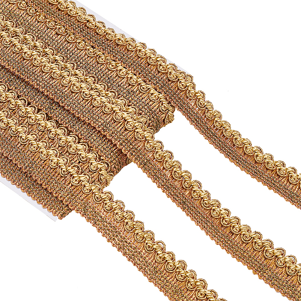 PandaHall BENECREAT 13 Yards Polyester Braided Ribbons Gimp Braid Trim 7/8 inch(23mm) Wide Goldenrod Polyester Woven Decorative Gimp..., Gold
PandaHall BENECREAT 13 Yards Polyester Braided Ribbons Gimp Braid Trim 7/8 inch(23mm) Wide Goldenrod Polyester Woven Decorative Gimp..., Gold