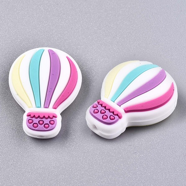 PandaHall Food Grade Eco-Friendly Silicone Pendants, Hot Air Balloon, Medium Orchid, 28x22x9~10mm, Hole: 2mm Silicone Balloon
PandaHall Food Grade Eco-Friendly Silicone Pendants, Hot Air Balloon, Medium Orchid, 28x22x9~10mm, Hole: 2mm Silicone Balloon