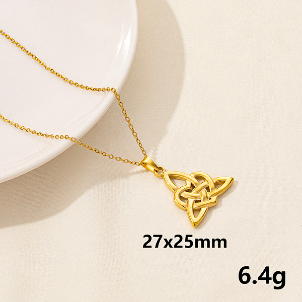 PandaHall Stainless Steel Trinity Knot Pendant Necklaces, Cable Chain Necklaces for Women Stainless Steel Trinity Knot
PandaHall Stainless Steel Trinity Knot Pendant Necklaces, Cable Chain Necklaces for Women Stainless Steel Trinity Knot