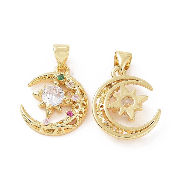 PandaHall Brass Micro Pave Cubic Zirconia Pendants, Moon with Sparkling Star Charm, Golden, 22x14.5x3mm, Hole: 5x3mm Brass+Cubic Zirconia...
PandaHall Brass Micro Pave Cubic Zirconia Pendants, Moon with Sparkling Star Charm, Golden, 22x14.5x3mm, Hole: 5x3mm Brass+Cubic Zirconia...