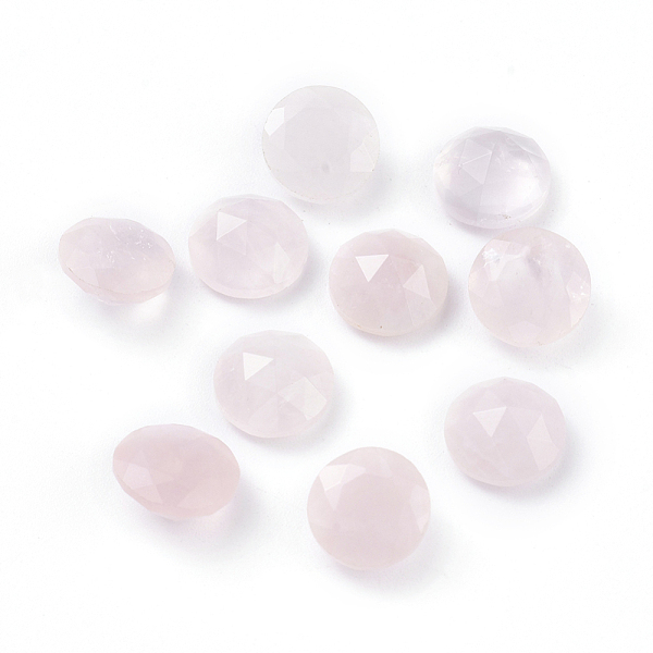 PandaHall Natural Rose Quartz Cabochons, Faceted, Flat Round, 10x4.5mm Rose Quartz Flat Round
PandaHall Natural Rose Quartz Cabochons, Faceted, Flat Round, 10x4.5mm Rose Quartz Flat Round