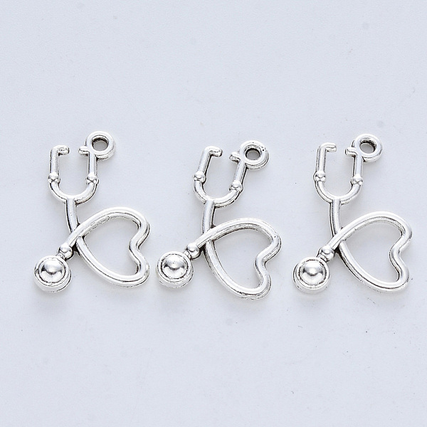 PandaHall Tibetan Style Alloy Pendants, Cadmium Free & Lead Free, Stethoscope, Antique Silver, 22x14x3mm, Hole: 1.6mm, about 609pcs/500g...
PandaHall Tibetan Style Alloy Pendants, Cadmium Free & Lead Free, Stethoscope, Antique Silver, 22x14x3mm, Hole: 1.6mm, about 609pcs/500g...