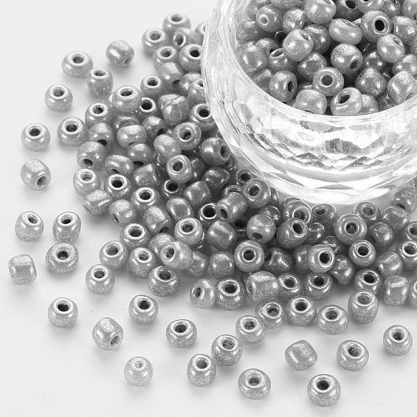 PandaHall 6/0 Glass Seed Beads, Ceylon, Round, Round Hole, Dark Gray, 6/0, 4mm, Hole: 1.5mm, about 500pcs/50g, 50g/bag, 18bags/2pounds Glass
PandaHall 6/0 Glass Seed Beads, Ceylon, Round, Round Hole, Dark Gray, 6/0, 4mm, Hole: 1.5mm, about 500pcs/50g, 50g/bag, 18bags/2pounds Glass