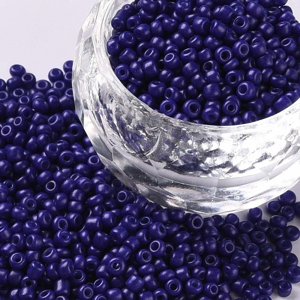 PandaHall Baking Paint Glass Seed Beads, Blue, 12/0, 1.5~2mm, Hole: 0.5~1mm, about 3333pcs/50g, 50g/bag, 18bags/2pounds Glass Blue
PandaHall Baking Paint Glass Seed Beads, Blue, 12/0, 1.5~2mm, Hole: 0.5~1mm, about 3333pcs/50g, 50g/bag, 18bags/2pounds Glass Blue