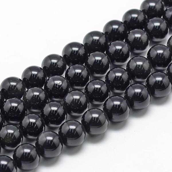 PandaHall Natural Obsidian Beads Strands, Round, 6~7mm, Hole: 1mm, about 60~67pcs/strand, 15.7 inch Obsidian Round
PandaHall Natural Obsidian Beads Strands, Round, 6~7mm, Hole: 1mm, about 60~67pcs/strand, 15.7 inch Obsidian Round