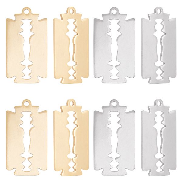 PandaHall UNICRAFTALE 12Pcs 2 Colors Razor Blade Pendant 201 Stainless Steel Pendant Razor Blade Necklace Charms Blade Tag Pendant Punk Rock...
PandaHall UNICRAFTALE 12Pcs 2 Colors Razor Blade Pendant 201 Stainless Steel Pendant Razor Blade Necklace Charms Blade Tag Pendant Punk Rock...