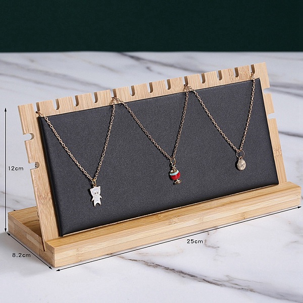 PandaHall Wood Necklace Display Stand Jewelry Pendant Holder Accessory, Hanger Counter Showcase Jewelry Props Ornaments, Gray, 25x8.2x12cm...
PandaHall Wood Necklace Display Stand Jewelry Pendant Holder Accessory, Hanger Counter Showcase Jewelry Props Ornaments, Gray, 25x8.2x12cm...