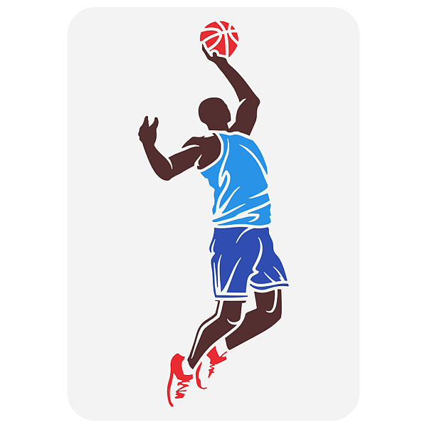 PandaHall FINGERINSPIRE Basketball Player Painting Stencil 8.3x11.7inch Basketball Stencil Ball Games Stencil Athlete Stencil Ball Player...
PandaHall FINGERINSPIRE Basketball Player Painting Stencil 8.3x11.7inch Basketball Stencil Ball Games Stencil Athlete Stencil Ball Player...