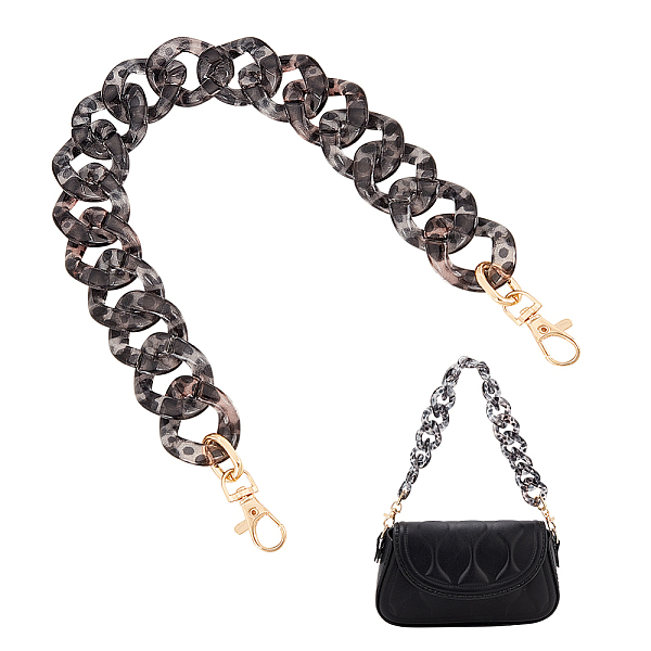 PandaHall WADORN Acrylic Purse Chain, 18.7 Inch Resin Handbag Handle Chain Replacement Leopard Chain Decoration Chunky Purse Strap Flat..., Gray
PandaHall WADORN Acrylic Purse Chain, 18.7 Inch Resin Handbag Handle Chain Replacement Leopard Chain Decoration Chunky Purse Strap Flat..., Gray